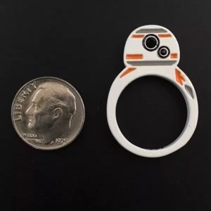 BB8 Star Wars Women Size 7 Enamel Ring